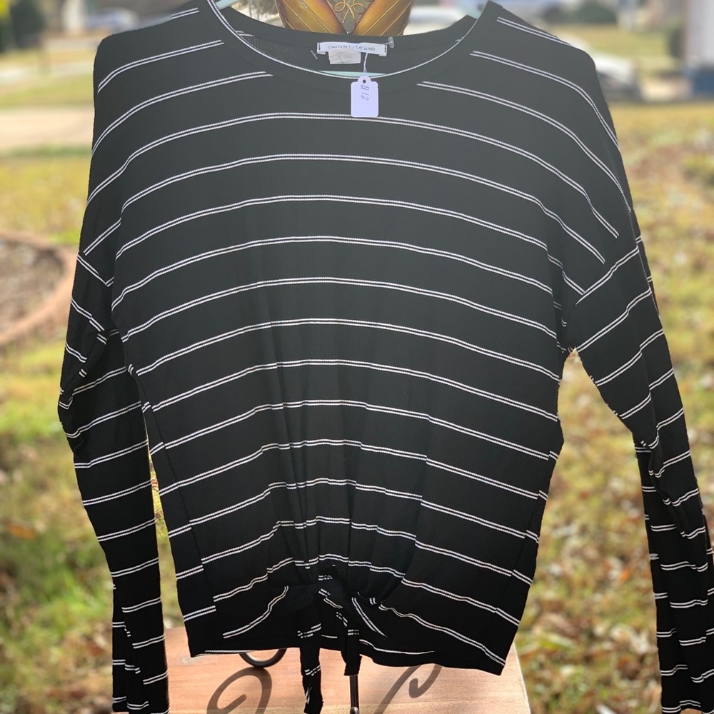 Stripe Long Sleeve Top